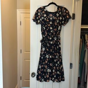 Shein v-neck, knee length a-line dress in excellent condition